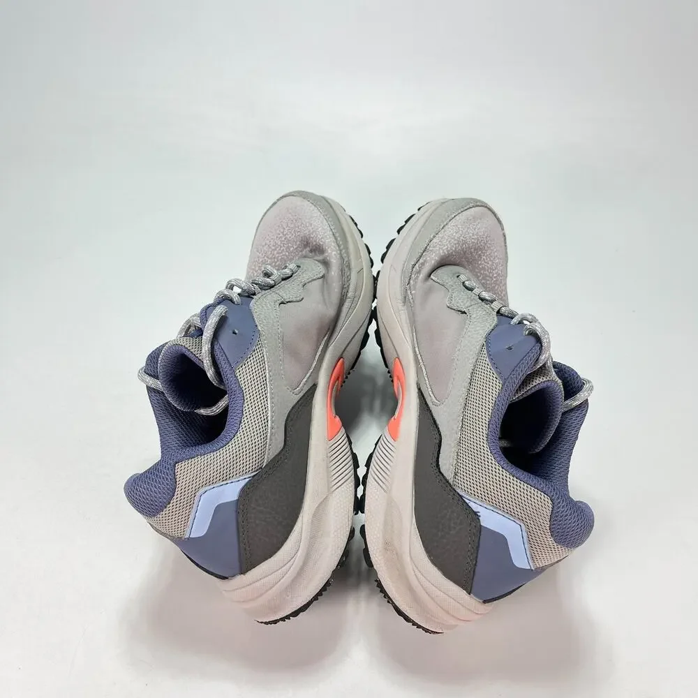 Ryka Sky Hike Grey Muted Blue Lace Up Outdoor Trail Hiking Shoes Women's Sz 8.5M
